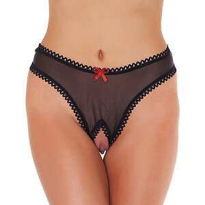 Chilot Amorable Open Eliza Negru