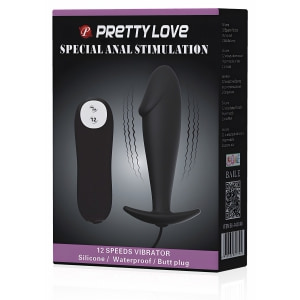 Anal Plug Pretty Love Stimulation Negru Thumb 13