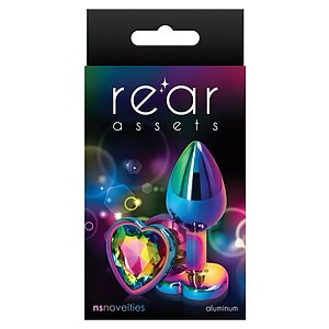 Anal Plug Rear Assets Multicolor Heart S Thumb 1
