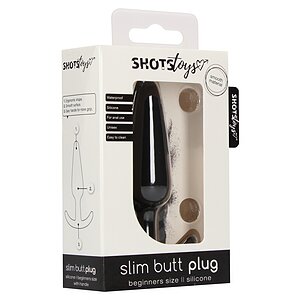 Anal Plug Slim Shots Negru Thumb 5
