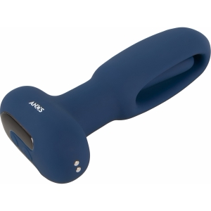 ANOS Plug Anal cu Limba Oscilantă – 10x10, Reîncărcabil Albastru Thumb 2