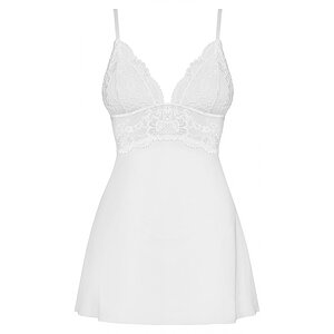 Babydoll Alb Obsessive 810-BAB S-M Thumb 2