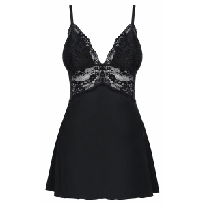 Babydoll Obsessive 810-BAB-1 Negru S-M Thumb 2