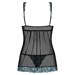 Babydoll Obsessive Chemise Negru S-M Thumb 4