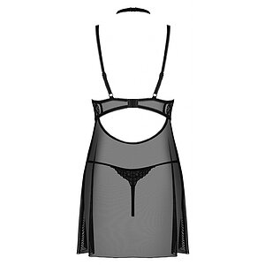 Babydoll Obsessive Elizenes Negru S-M Thumb 3