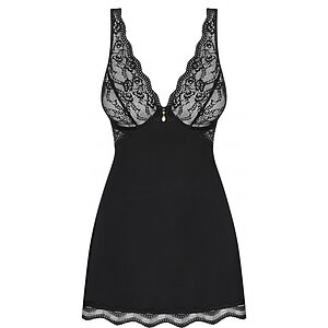 Babydoll Obsessive Luvae Negru XS-S Thumb 2