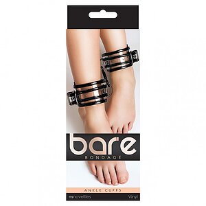 Cătușe Bare Bondage Ankle Negru Thumb 1