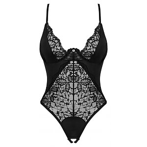 Body Obsessive Decupat Bellastia Negru XS-S Thumb 2