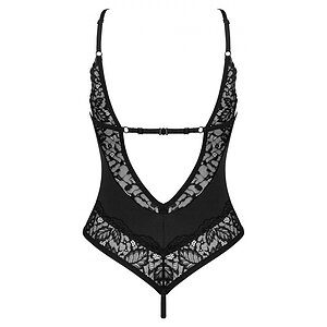 Body Obsessive Decupat Bellastia Negru XS-S Thumb 3