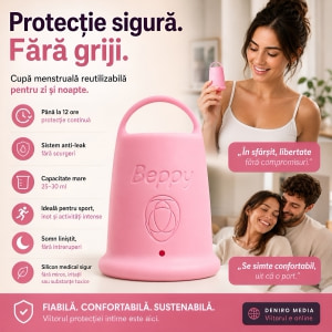 Beppy Asha – cupă Menstruală Flexibilă, sigură Thumb 3