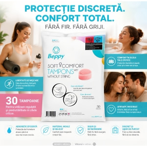 Beppy Soft Comfort Wet: Tampoane Interne 30 buc Discrete Thumb 4