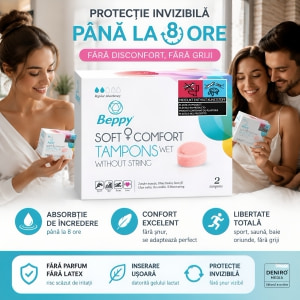 Beppy Soft Comfort Wet Tampon Intern Invizibil, 2 buc Thumb 3