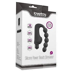 Bile Anale Cu Vibrator Indulgence Collection Power Negru Thumb 6