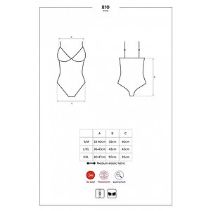 Body Obsessive 810-TED Negru L-XL Thumb 4
