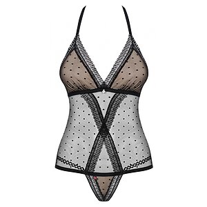 Body Obsessive 876-TED Negru S-M Thumb 2