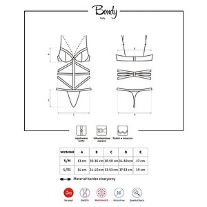 Body Obsessive Bondy Negru S-M Thumb 4