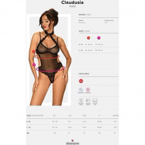 Body Obsessive Lucita Negru L-XL Thumb 4