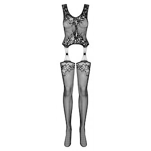 Body Stocking Obsessive F221 Negru S-L Thumb 2