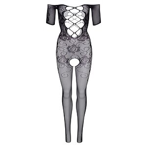 Catsuit Daring Intimates Off the Shoulder Negru S-L Thumb 4