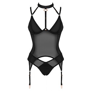 Corset Obsessive Brasica Negru M-L Thumb 2