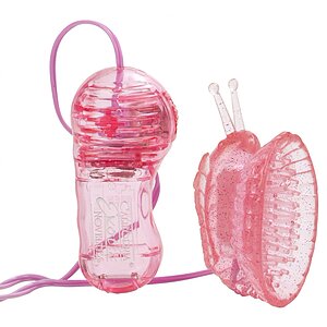 Pompă Clitoridiană Butterfly Roz Thumb 1