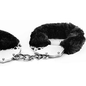 Cătușe Fetish Pleasure Fluffy Negru Thumb 4