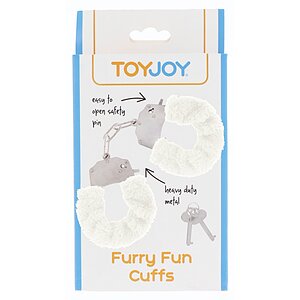 Cătușe Furry Fun Cuffs Alb Thumb 1