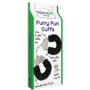 Set Limited Edition Lovers Fantasy Negru + Cătușe Furry Fun Cuffs Negru Thumb 2