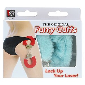 Cătușe Metal Handcuff With Plush Albastru Thumb 1