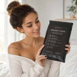 Cearceaf Vinyl Bed Sheet Negru Thumb 9