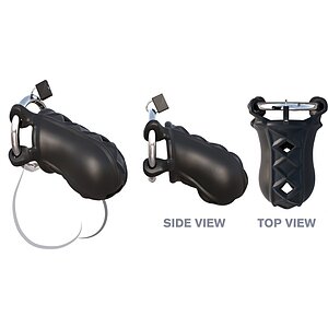 Centură Castitate Extreme PipeDream Negru Thumb 6