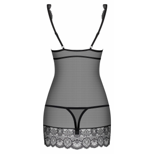 Chemise Obsessive 853-CHE Negru S-M Thumb 3