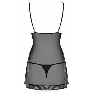 Chemise Obsessive 862-CHE Negru S-M Thumb 3