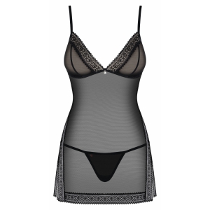 Chemise Obsessive 862-CHE Negru S-M Thumb 2