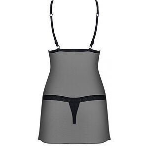 Chemise Obsessive 865-CHE Negru S-M Thumb 3