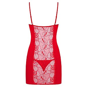 Chemise Obsessive Heartina Roșu 2XL Thumb 3