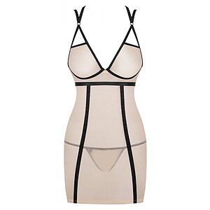 Chemise Obsessive Nudelia Noir Bej L-XL Thumb 2