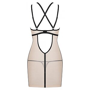 Chemise Obsessive Nudelia Noir Bej L-XL Thumb 3