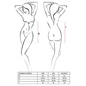 Chemise Passion Taranee Negru L-XL Thumb 2