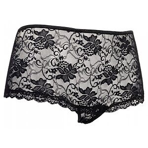 Chilot Amorable Open Back Charlotte Negru S-L Thumb 3