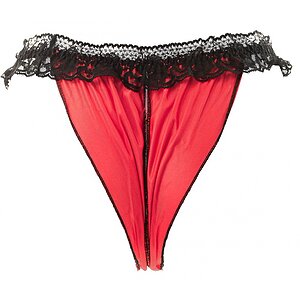 Chilot Amorable Open Elliana Roșu S-L Thumb 3