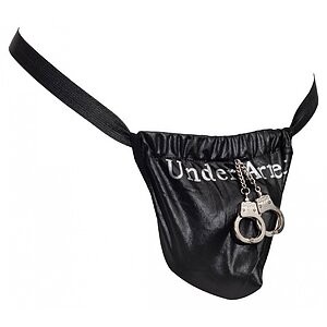 Chilot Amorable Sebastian Thong Negru S-L Thumb 2