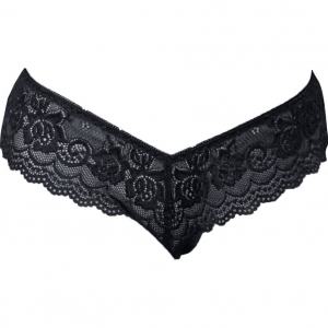 Chilot Cottelli Collection Evangeline Negru XL Thumb 3