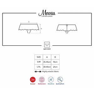 Chilot Decupat Obsessive Merossa Negru S-M Thumb 4