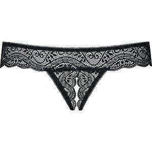 Chilot Decupat Obsessive Miamor Negru S-M Thumb 3