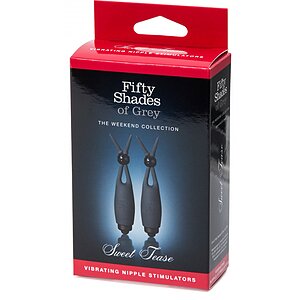 Cleme Sfârcuri Sweet Love Vibrating Negru Thumb 7