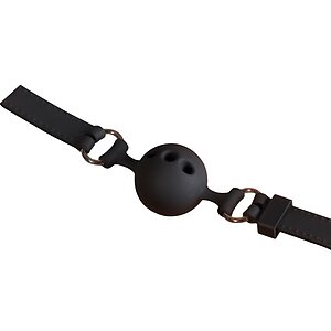 Căluș Din silicon Aerisit Bad Kitty 3,5 cm Reglabil Negru Thumb 1