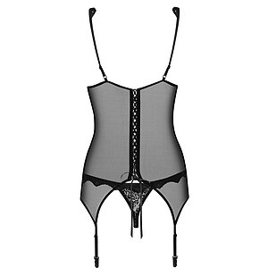Corset Obsessive Emperita Negru L-XL Thumb 3