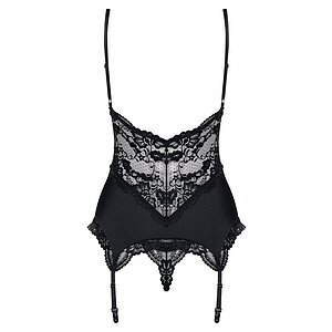 Corset Obsessive 810-COR Negru L-XL Thumb 3