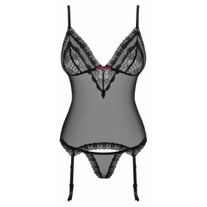 Corset Obsessive 820-COR Negru L-XL Thumb 2